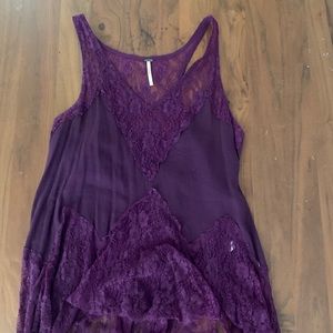 Free people intimate lace tunic